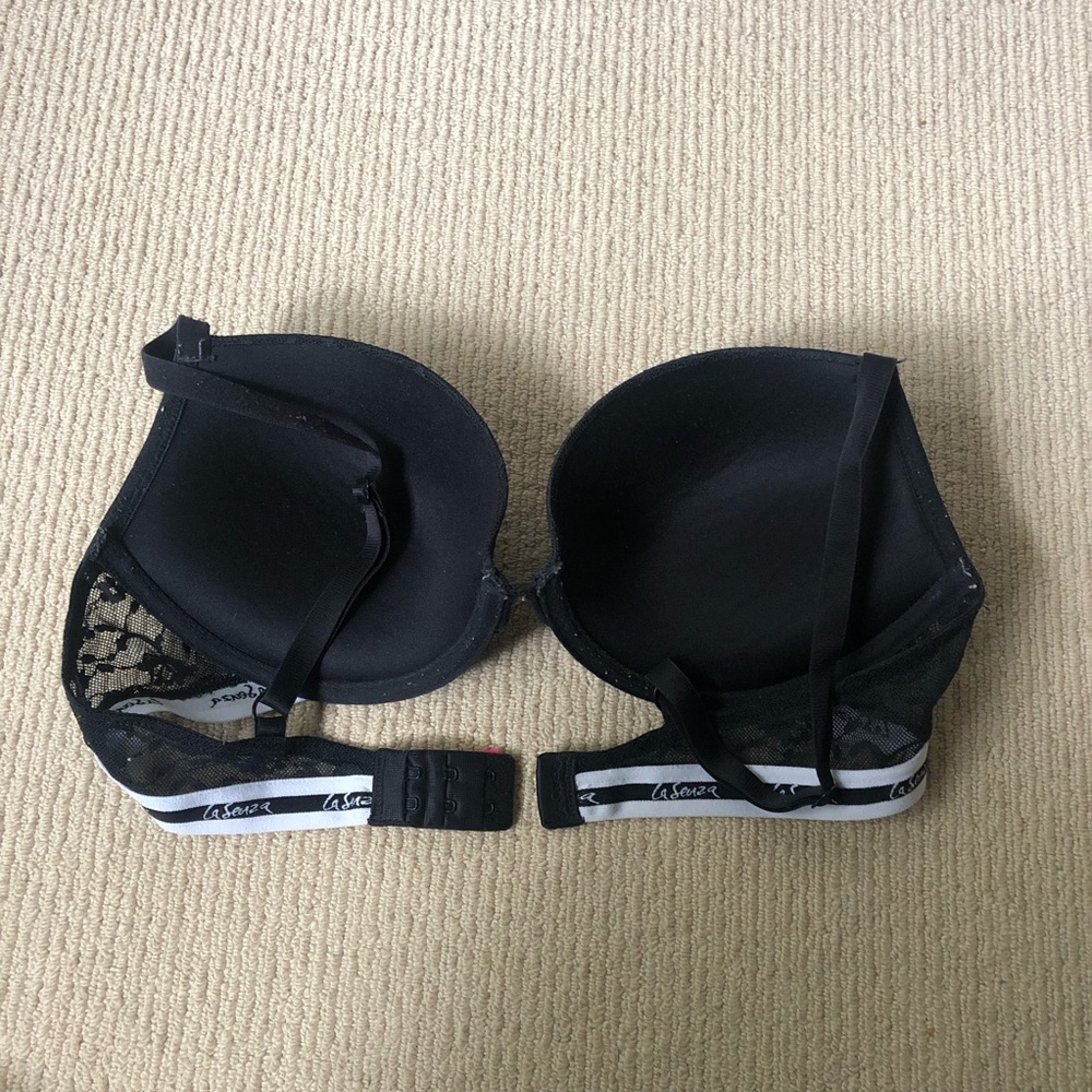 Set of 3 Bras- All 34D - Pink, Navy, and Black - Picture 14 of 16